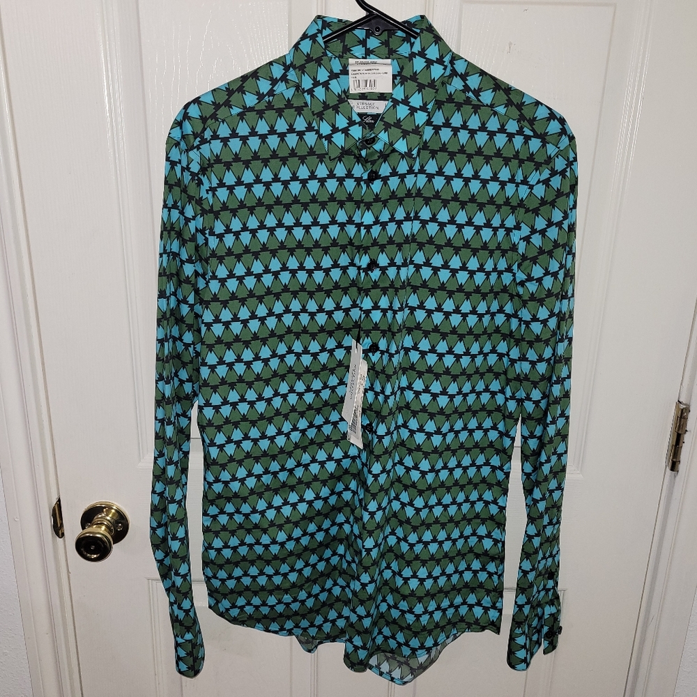 Versace collection slim 40 shirt 15 1/4